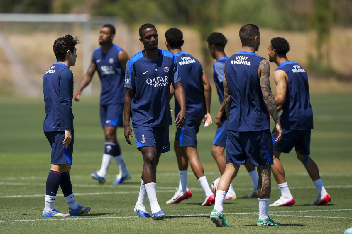Session d'entraînement du PSG