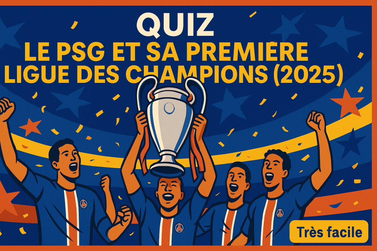 Les joueurs du PSG brandissent la Ligue des champions 2025